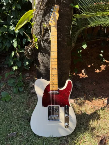 Fender American Deluxe Telecaster Ash White Blonde