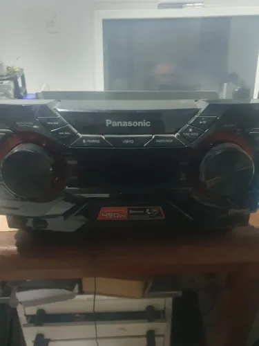 Mini System Panasonic Sa-akx220 - Preto - 127/220v 450 W (Defeito)