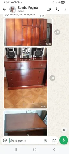 Kite guarda roupa ,  uma comanda e dois criados mudos