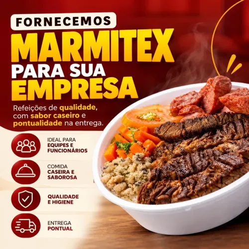 Marmitex para empresas almoço para empresas 