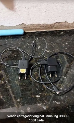 Carregadores originais Samsung USB-C