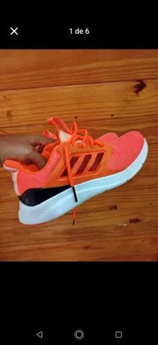 Tênis Adidas laranja ? tamanho 38 ? feminino / unissex