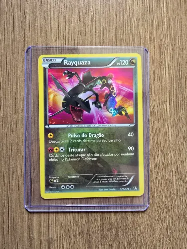 Pokemon TCG Rayquaza secreto Dragoes exaltados 2012