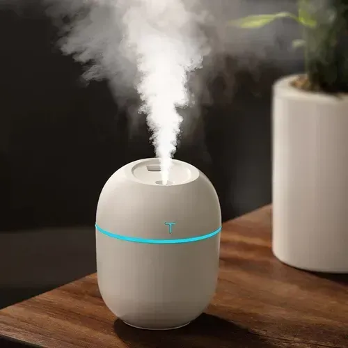Mini Umidificador e aromatizador ultrassônico de 200ml 