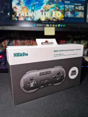 Controle 8BitDo SN30 para Super Nintendo - Novo Lacrado