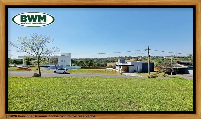 TERRENO PLANO! Terreno em condomínio fechado, com lazer completo e vista única! Village Ar