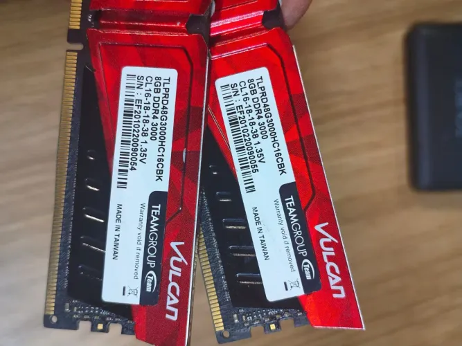 Memória ram ddr4 16gb (2x8) 3000Hz. Preço negociável