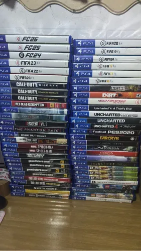 Jogos em CD para PS4 - GTA Red Dead FIFA
