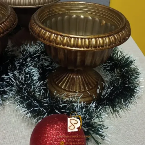 ENFEITE DE NATAL- SANTO GRAAL- PORTA NOZES E DOCES- IMPORTADO- FINAL DE ANO-NOVO