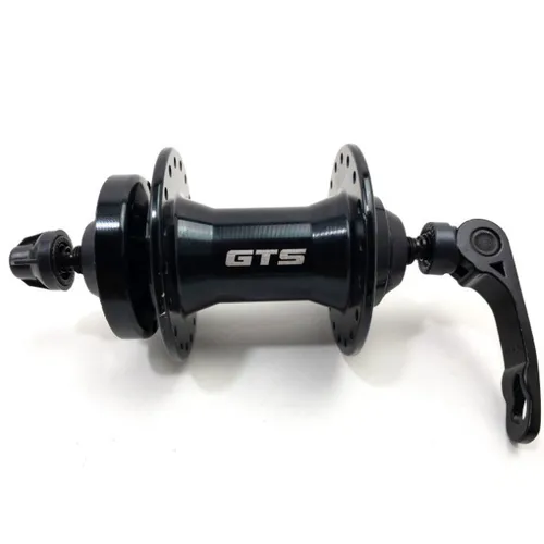 Cubo Dianteiro Rolamentado Bicicleta GTS 36 Furos Eixo 9mm Freios à Disco Cor Preto 8901