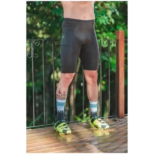 Bermuda De Ciclismo Masculina Way Com Bolso Lateral E Forro De Gel Acolchoado 8981