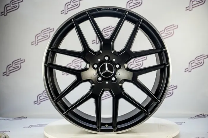 Rodas Mercedes GLE-63 AMG Preto Fosco 5x112 - 22x10