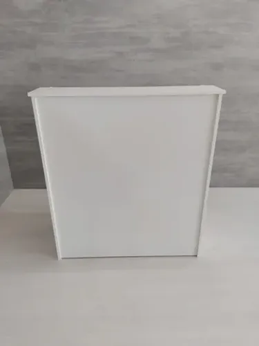 balcão para recepção reto vallet branco