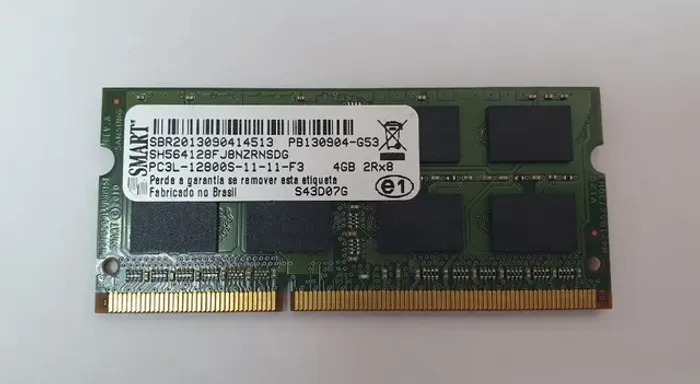 Memória Ram Color Verde 4gb 1 Smart Sh564128fj8nzrnsdg