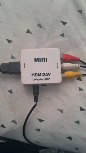 Mini HDMI/AV Conversor de  imagem
