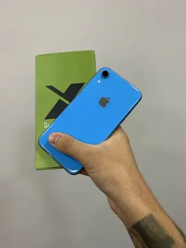 iPhone XR azul com o melhor preço - entregamos na sua casa 