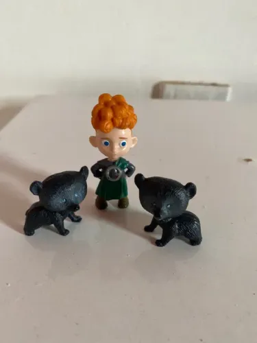 Merida irmãos Valente urso Disney 