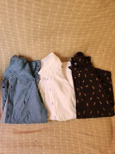 3 camisas sociais seminovas