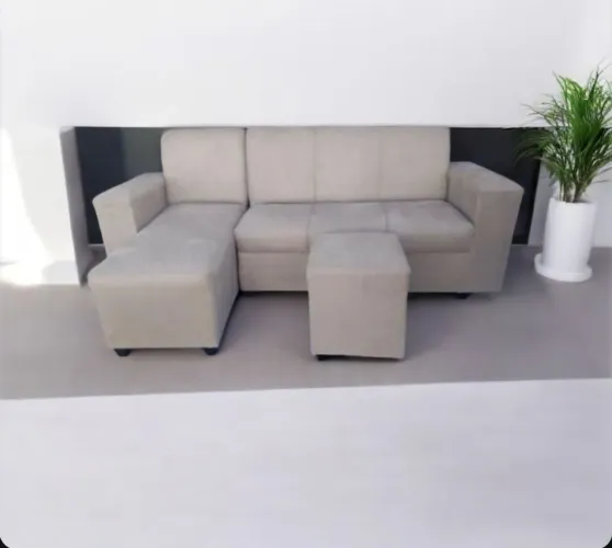 Sofá Retrátil de 4 Lugares 2 metros com Chaise 