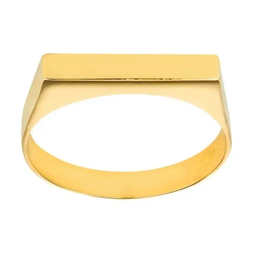 Anel Ouro 18 Kilates 1.90 Gramas 18 x 3 mm Topo Liso