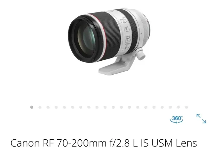 Canon RF 70-200mm f/2.8 L IS USM Lens