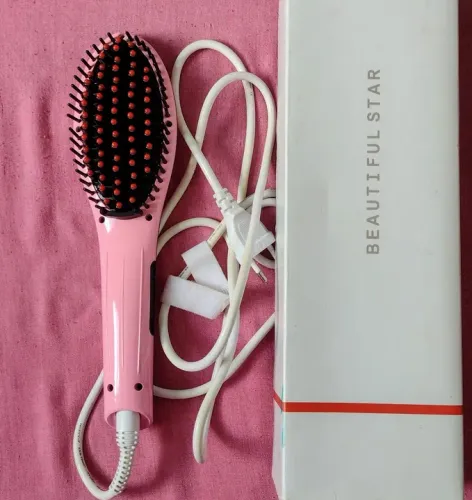 Escova Alisadora de Cabelo Elétrica, pouco uso