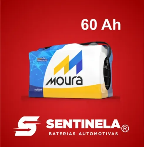 Bateria Moura 24 Meses de Garantia 60 Amperes