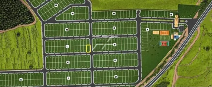 Terreno para comprar em loteamento fechado no bairro Loteamento Estancia Cavalinno