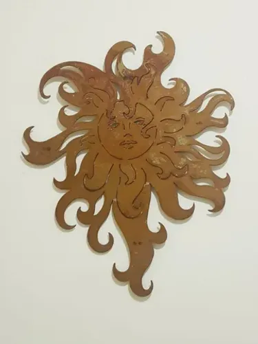 Sol painel decorativo Ferro 49cm