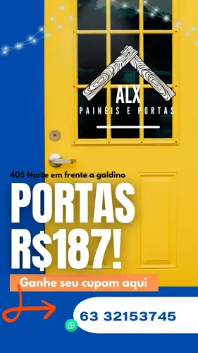 Portas em Palmas!