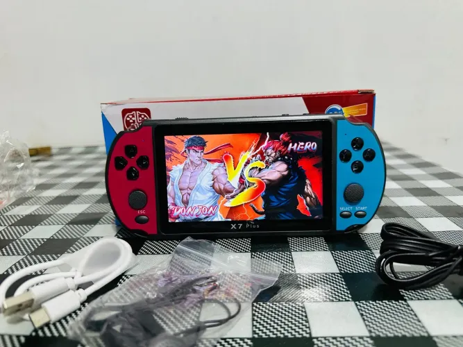Vídeo game portátil psp X7 plus tela 5.5 polegadas 10000 jogos
