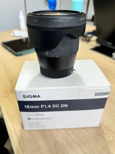 Lente Sigma 16mm 1.4 Sony mount 