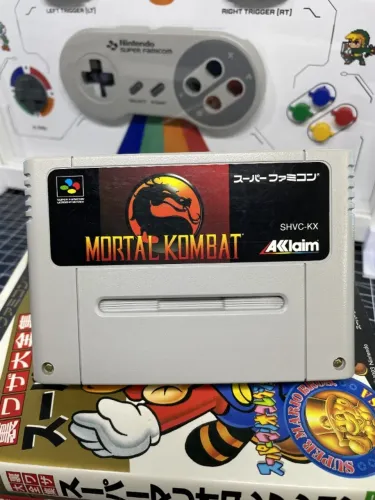 Mortal Kombat Super Nintendo Original Super Famicom