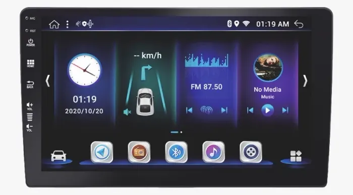 Multimídia 10 4/64 ANDROID CARPLAY RS-1020BR Pro Line ENTRADA DE CHIP PARA DADOS MOVEIS