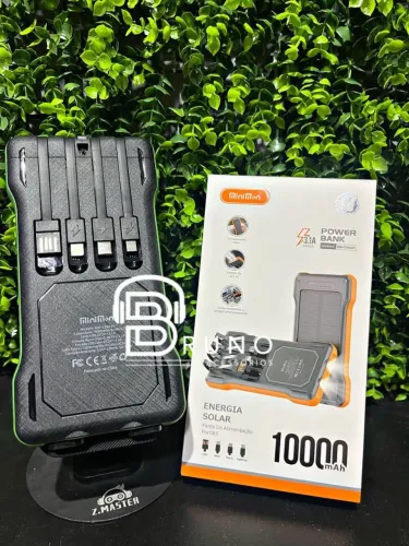 Bateria portátil Solar com lanterna