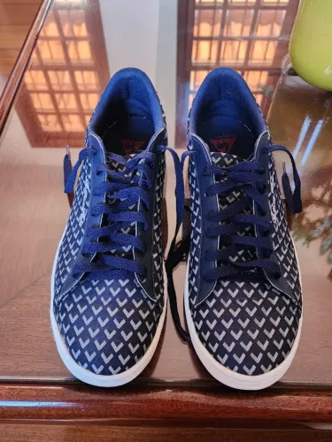 Tênis Ed. Limitada Le Coq Sportif Arthur Ashe Jaquard - 43- Azul - Excelente Estado!