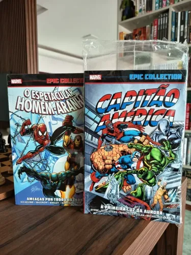 COMBO MARVEL EPIC COLLECTION: ESPETACULAR HOMEM-ARANHA: AMEAÇAS POR TODOS OS LADOS! + CAPI