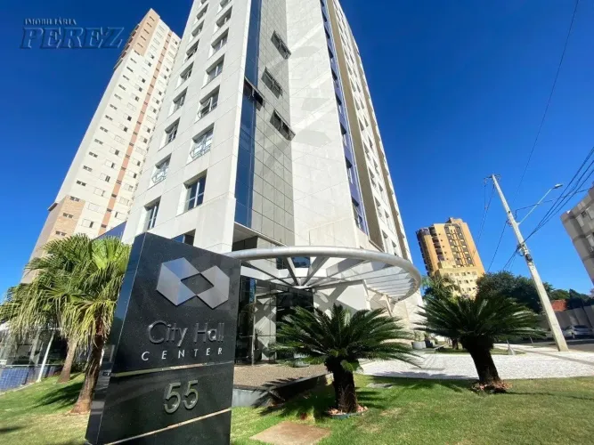 Sala comercial para alugar no Edifício City Hall no centro de Londrina.