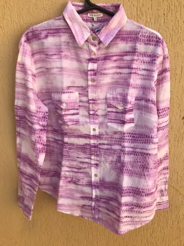 Camisa Rosa E Branco da Marca Le Lis Blanc