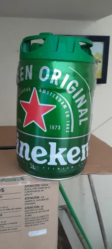 kit 4 Barril Heineken Vazio 5 Litros Perfeito Estado