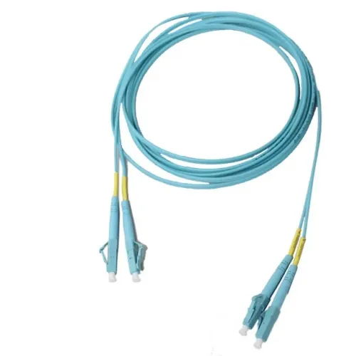 Cordão Óptico Duplex 50,0/125 Lc/lc Om4 2,5m (kit 2 unidades)