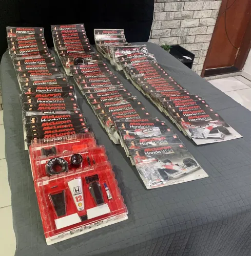 Coleção Honda Mclaren MP4/4 1/8 - Deagostini Ayrton Senna