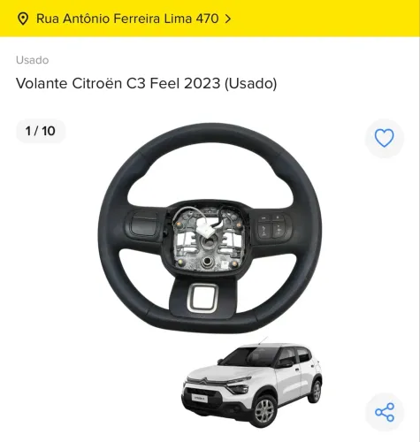 Volante Citroën C3 Feel 2023