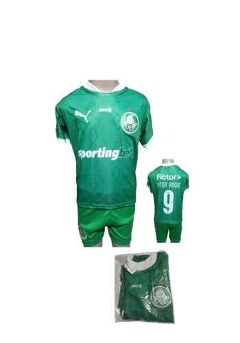 Conjunto infantil Palmeiras Infantil Vitor Roque #9