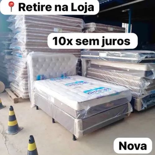 Cama box colchão e base NovA 