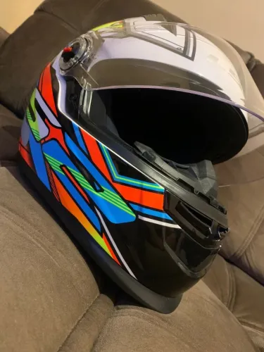 CAPACETE LS2 Ff358 XDRON NEON BRANCO