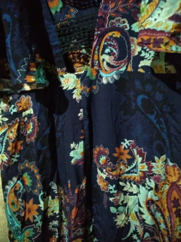 Vestido Floral Azul dress to