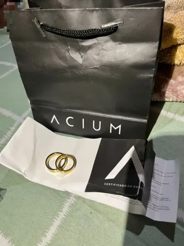 Aliança (nova e nunca usada)