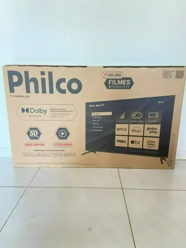 Smart Tv Philco 49 Polegadas LED 4K Roku Borda Infinita Bivolt