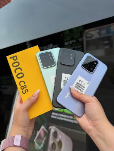 Xiaomi Poco C85 256GB 8RAM NFC Lançamento Originais Lacrados Pronta Entrega Loja Fisica